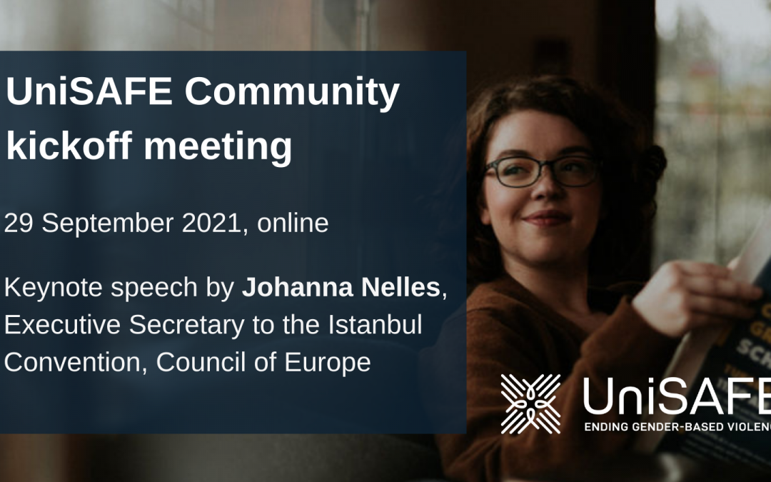 Executive Secretary to the Istanbul Convention to deliver keynote speech at the UniSAFE Community meeting