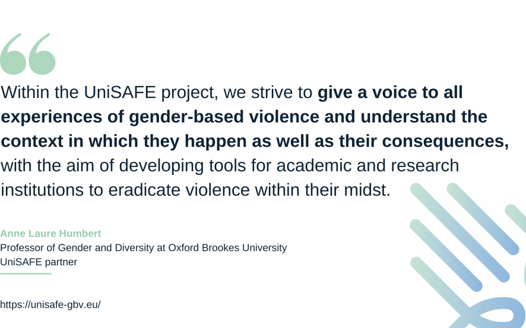UniSAFE’s approach to measuring gender-based violence in universities and other research organisations