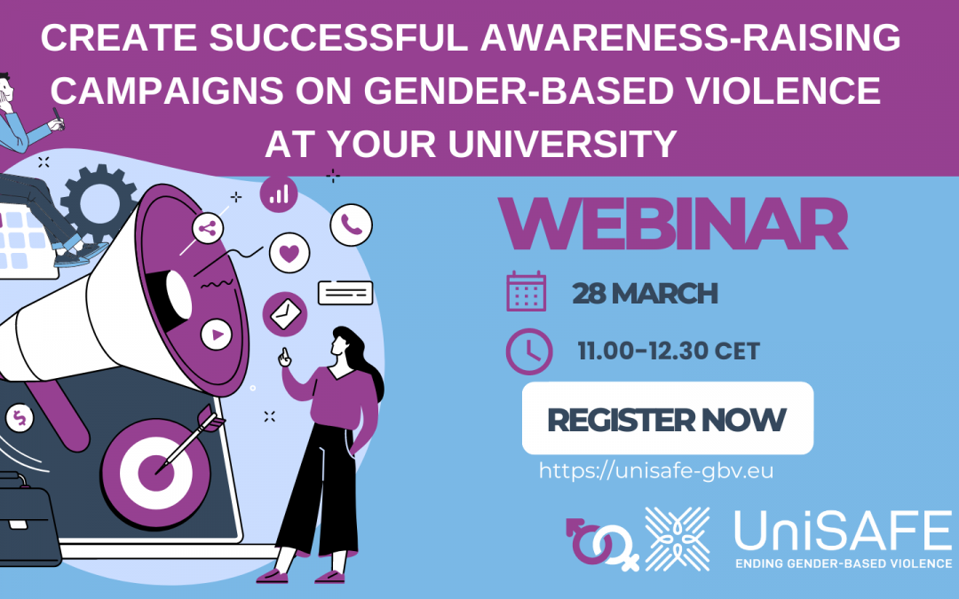 Webinar: Create Successful Awareness-raising Campaigns on Gender-Based Violence at Your University