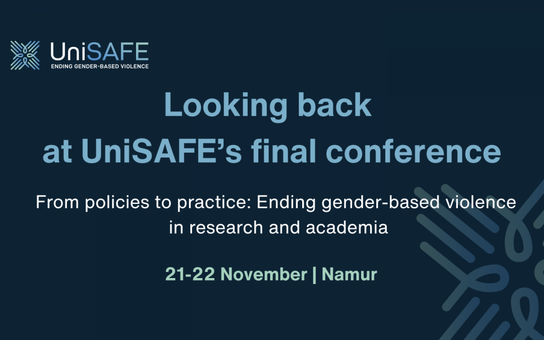 Looking back at UniSAFE’s final conference