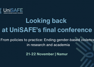 Looking back at UniSAFE’s final conference